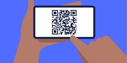 bumper qr code die leidt naar de speeltuin